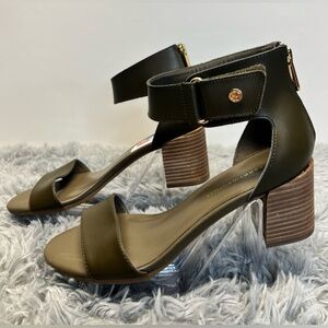 Tommy Hilfiger Women's Heeled Sandals Size 8 Green